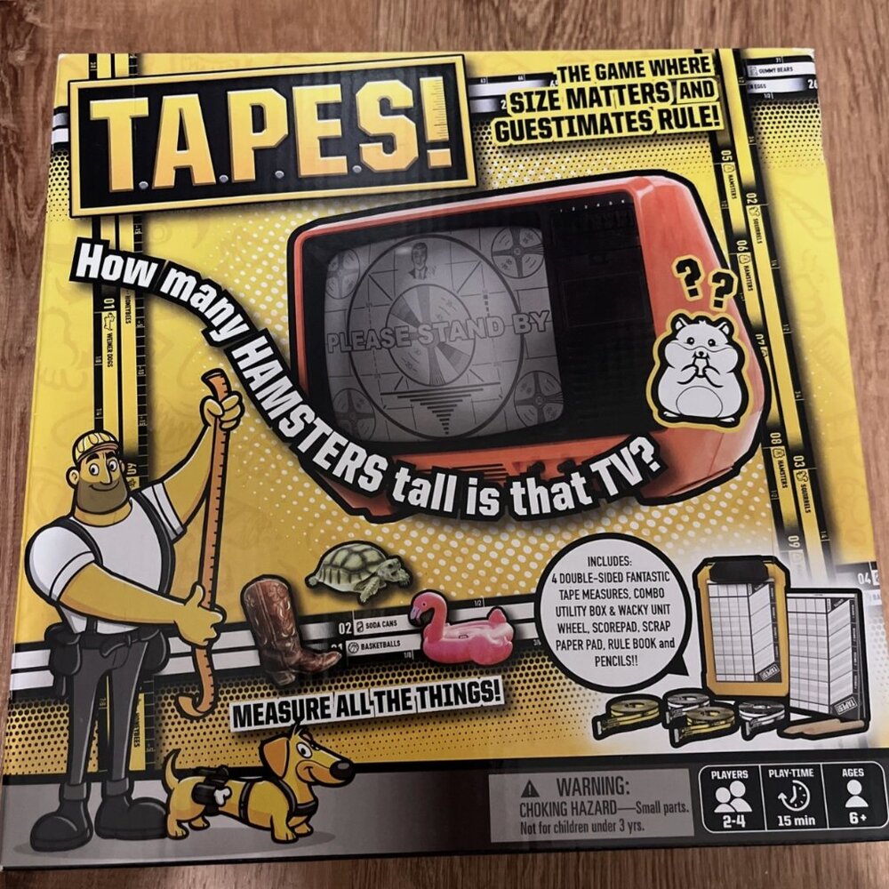 T.A.P.E.S.: The Game Where Size Matters and Guesstimates Rule!